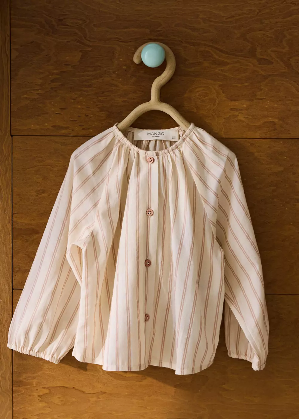T-shirt de pyjama àrayures, MANGO HOME