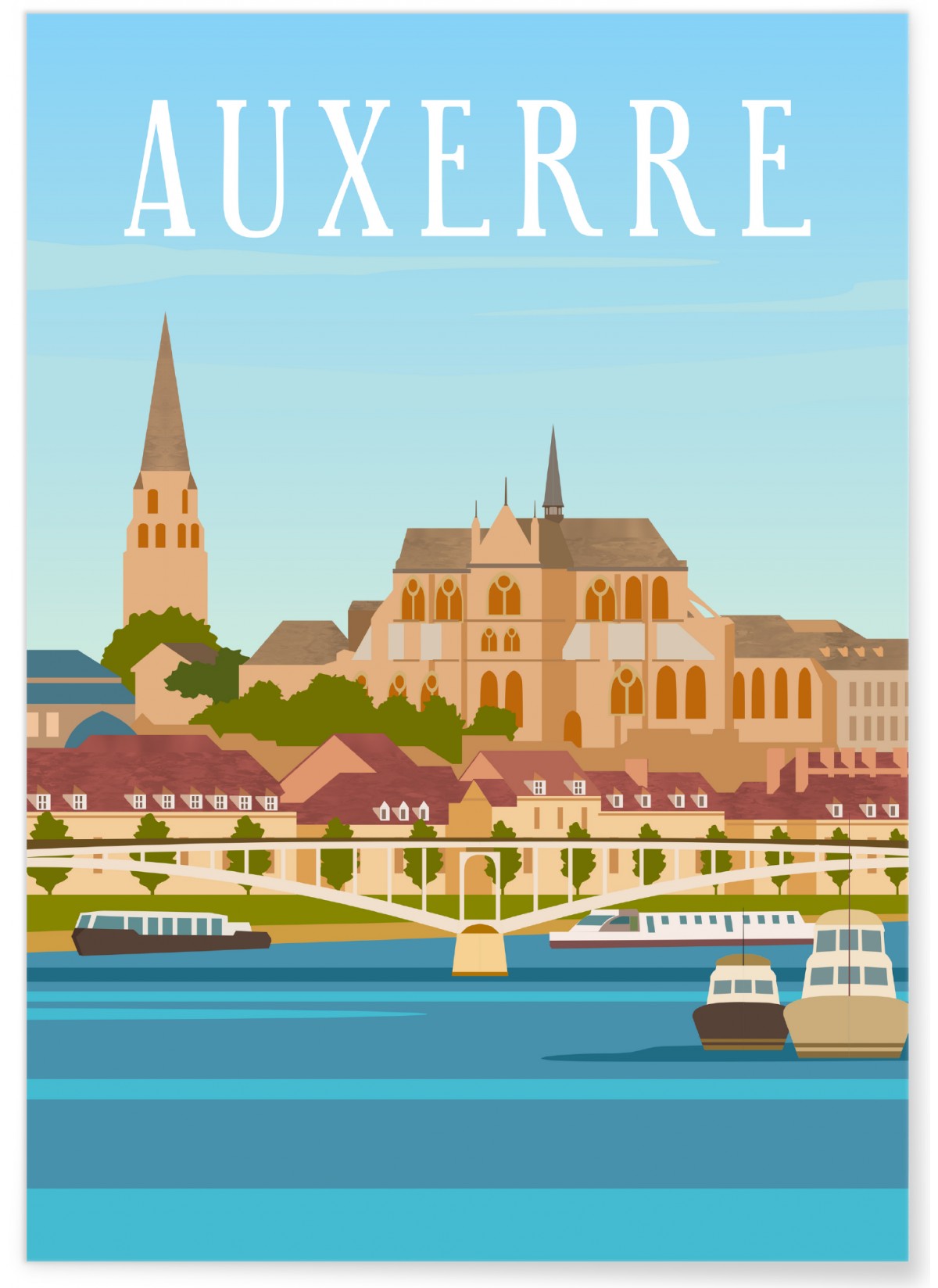 Affiche ville Auxerre, L'AFFICHERIE