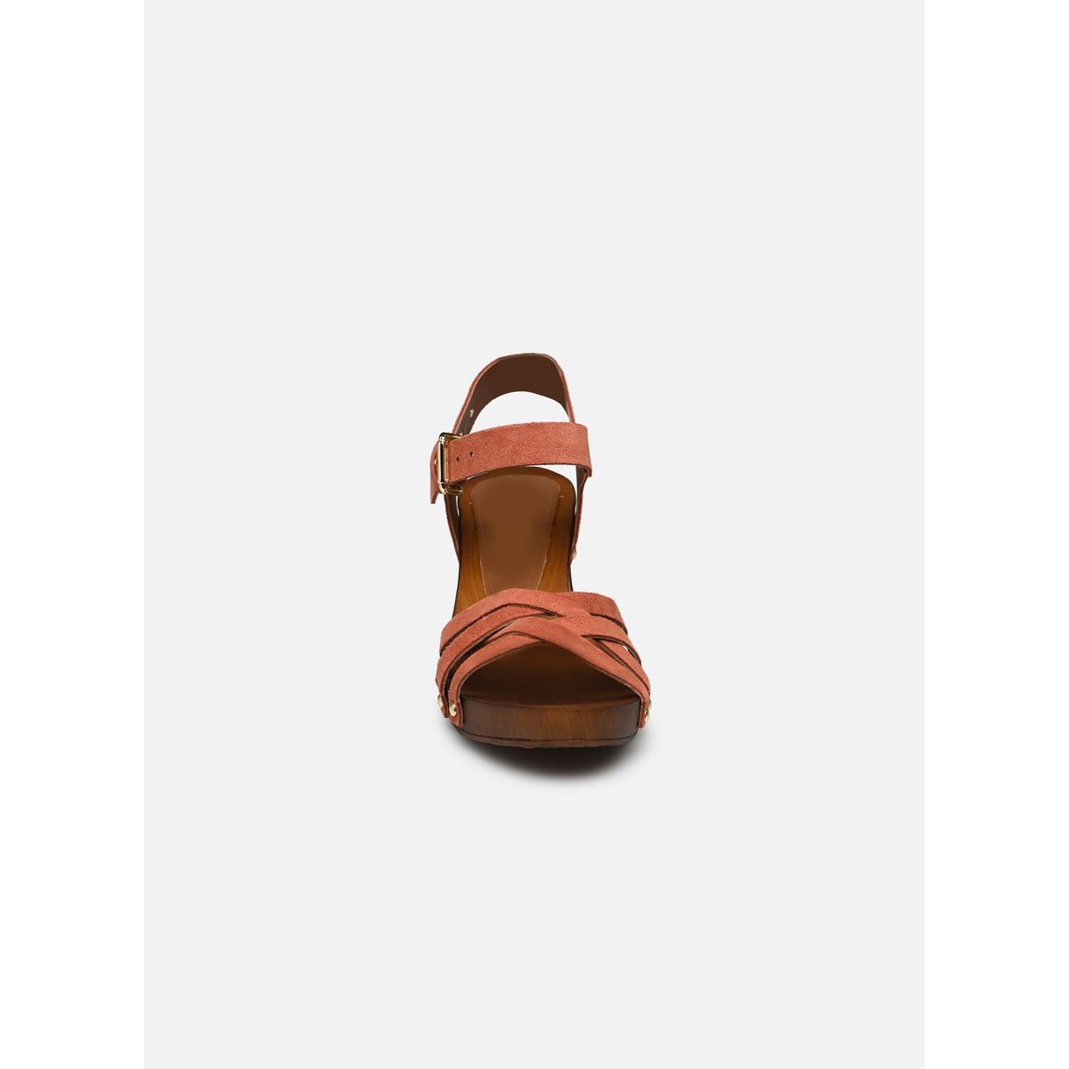 Sandales Talon 5cm Les Tropeziennes - Cuir Véritable Boucle Découpée Style Méditerranéen