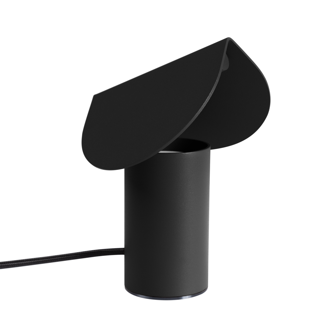 Lampe de bureau Aluminium Noir LED 1 Biscuit, EDEN