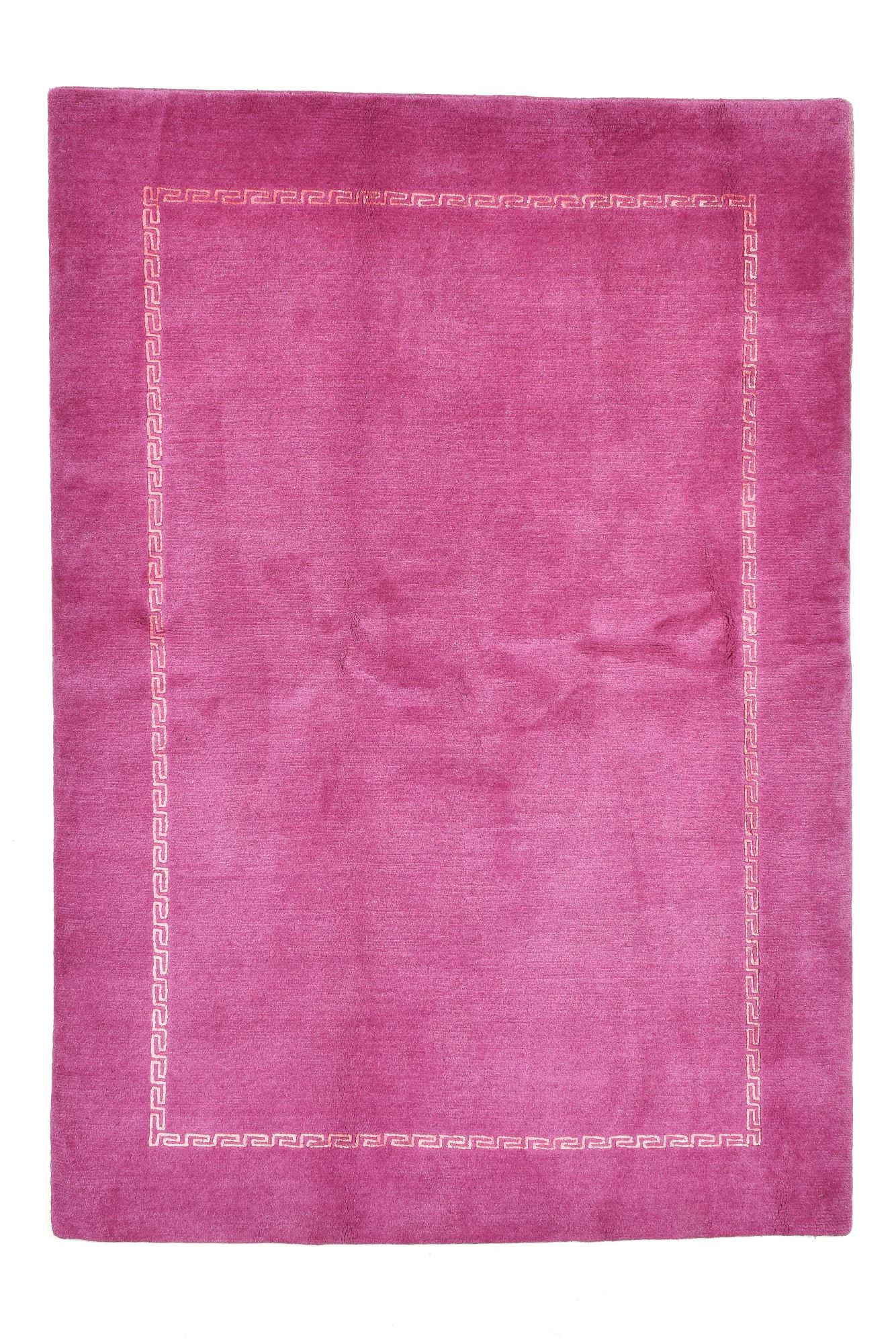 Tapis Salon -Tapis Unique en laine et soie-original Nepal., THEKO