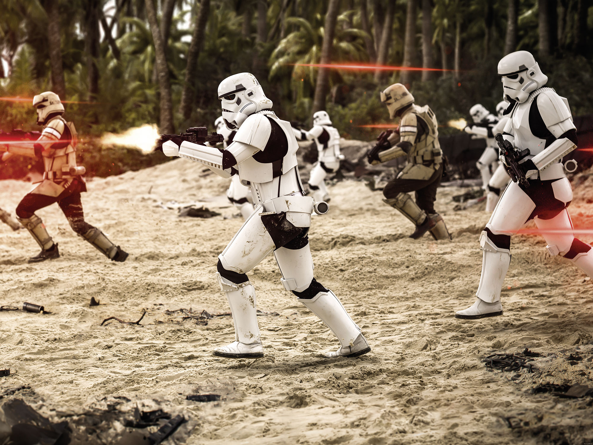 Papier peint Komar - Star Wars Imperial Strike - 200 x 250 cm, HEXOA