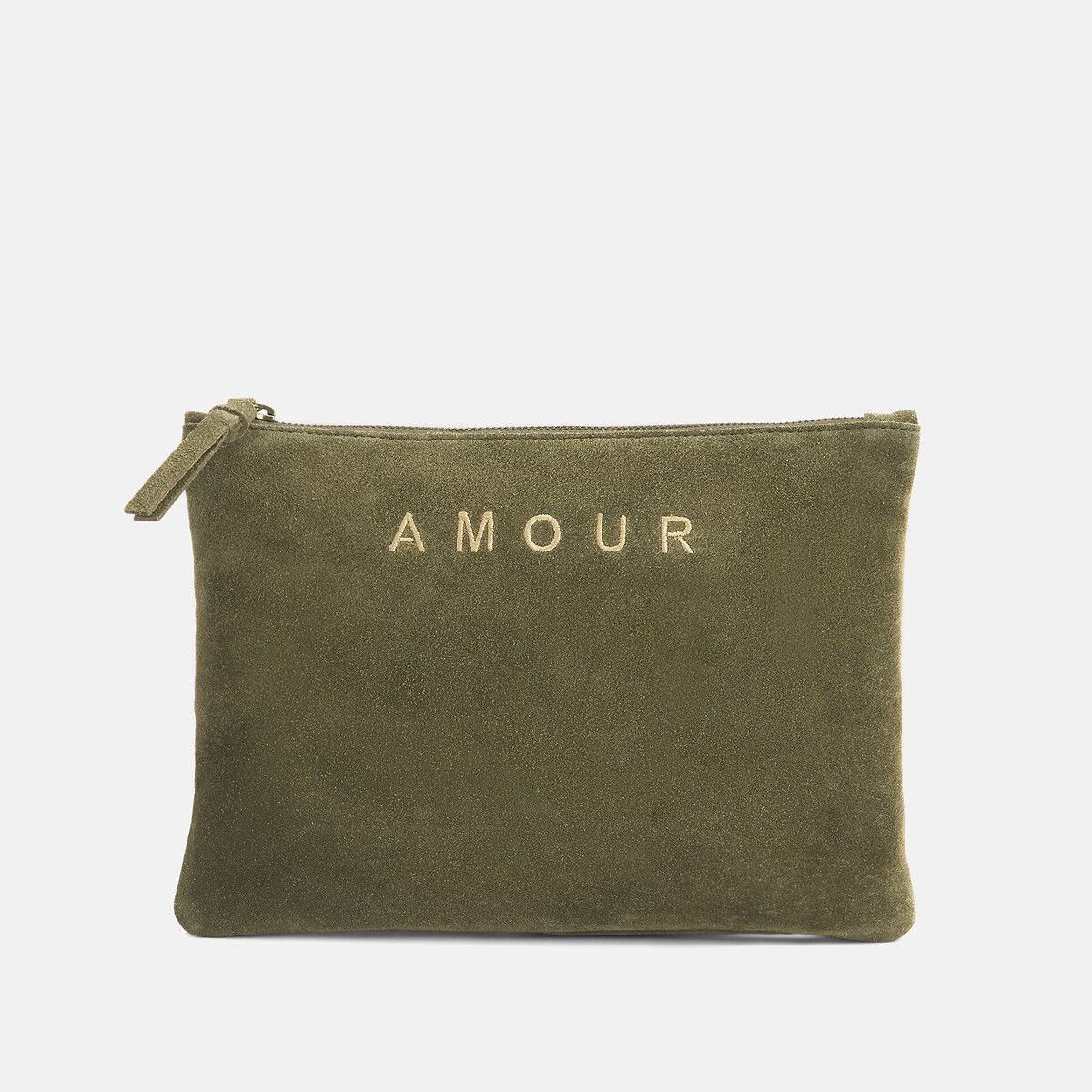 Pochette en cuir suède Gianna, PIECES