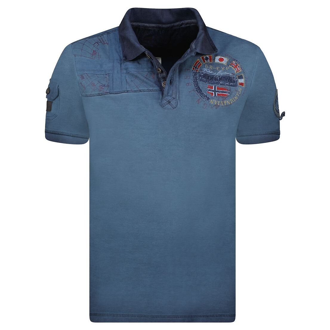 Polo met korte mouwen Kinflat
