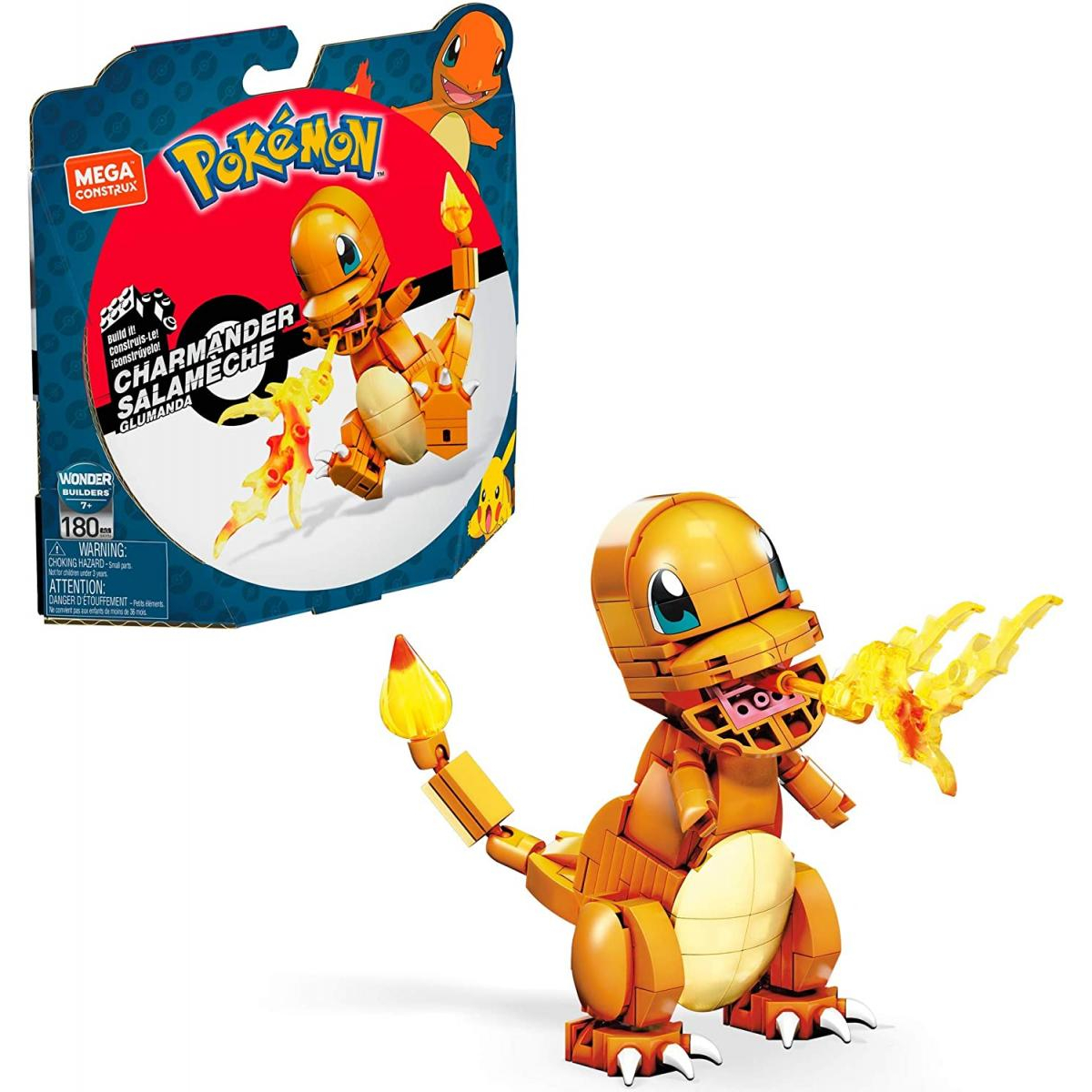 Mega construx Charmander Salameche à construire, MATTEL
