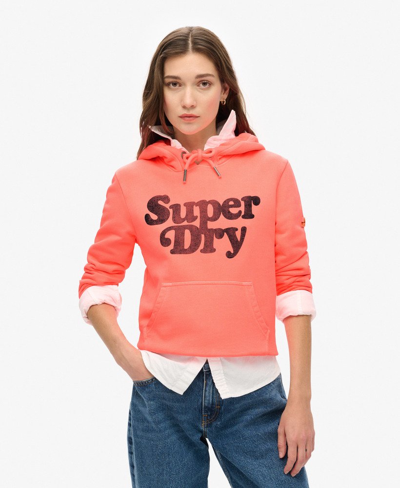Sweat à capuche à logo ton sur ton Cooper, SUPERDRY