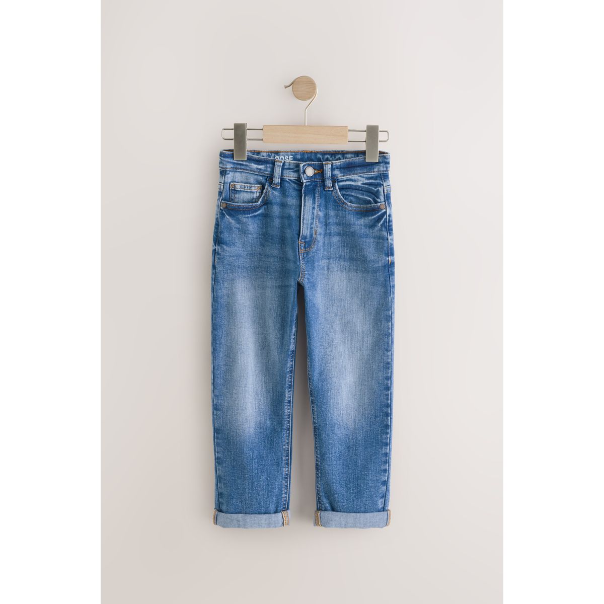 Jean stretch coupe ample, NEXT
