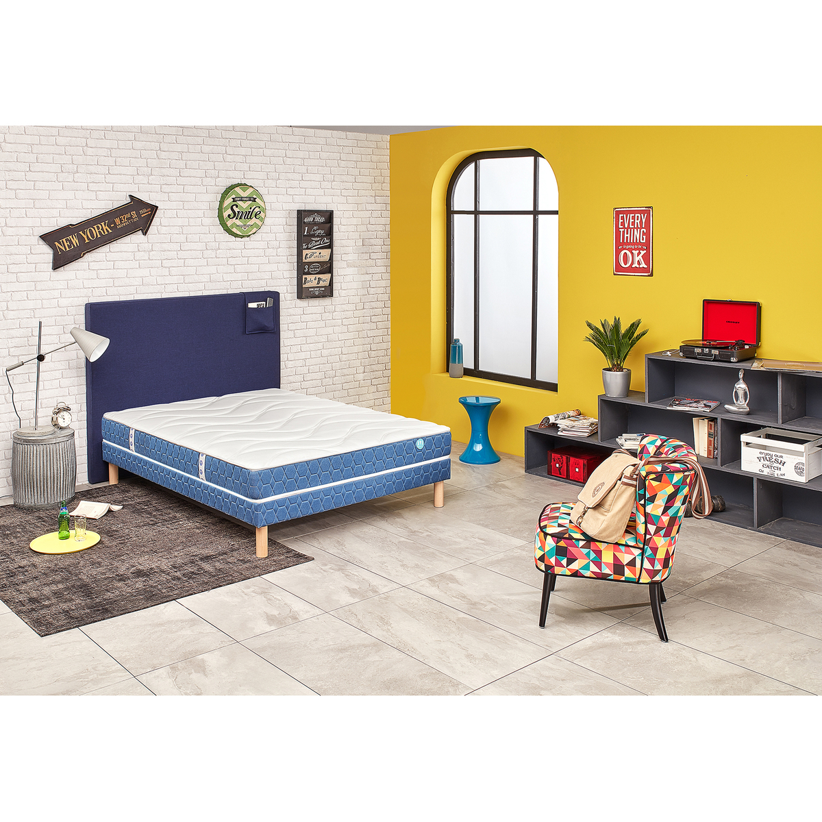 MERINOS Colchn de espuma HR confort firme DOLL Blanco 70 x 190 cm