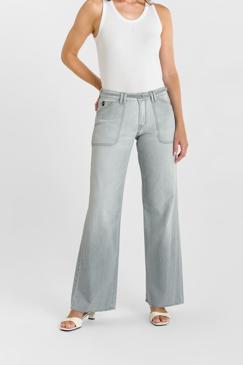 Jeans loose, large wide leg , longueur 34, LE TEMPS DES CERISES