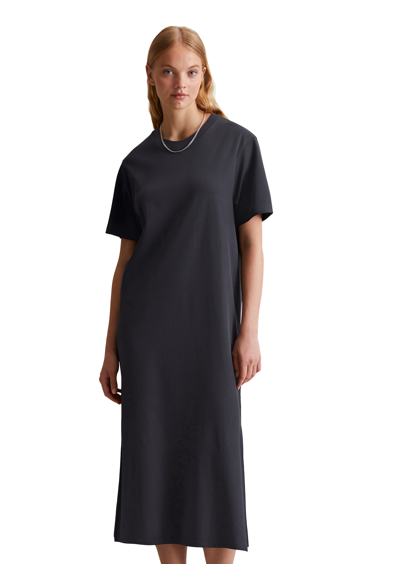 DfC Robe en jersey relaxed en coton bio côtelé, MARC O’POLO DENIM