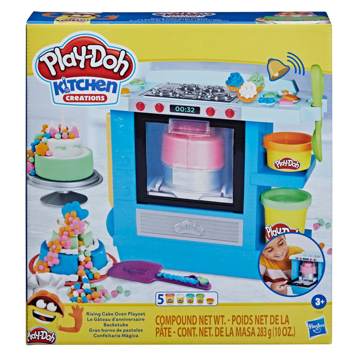 Play-Doh - Peppa Pig - Camion de glaces - 5 pots de pâte à modeler - dès 3  ans rose - Playdoh