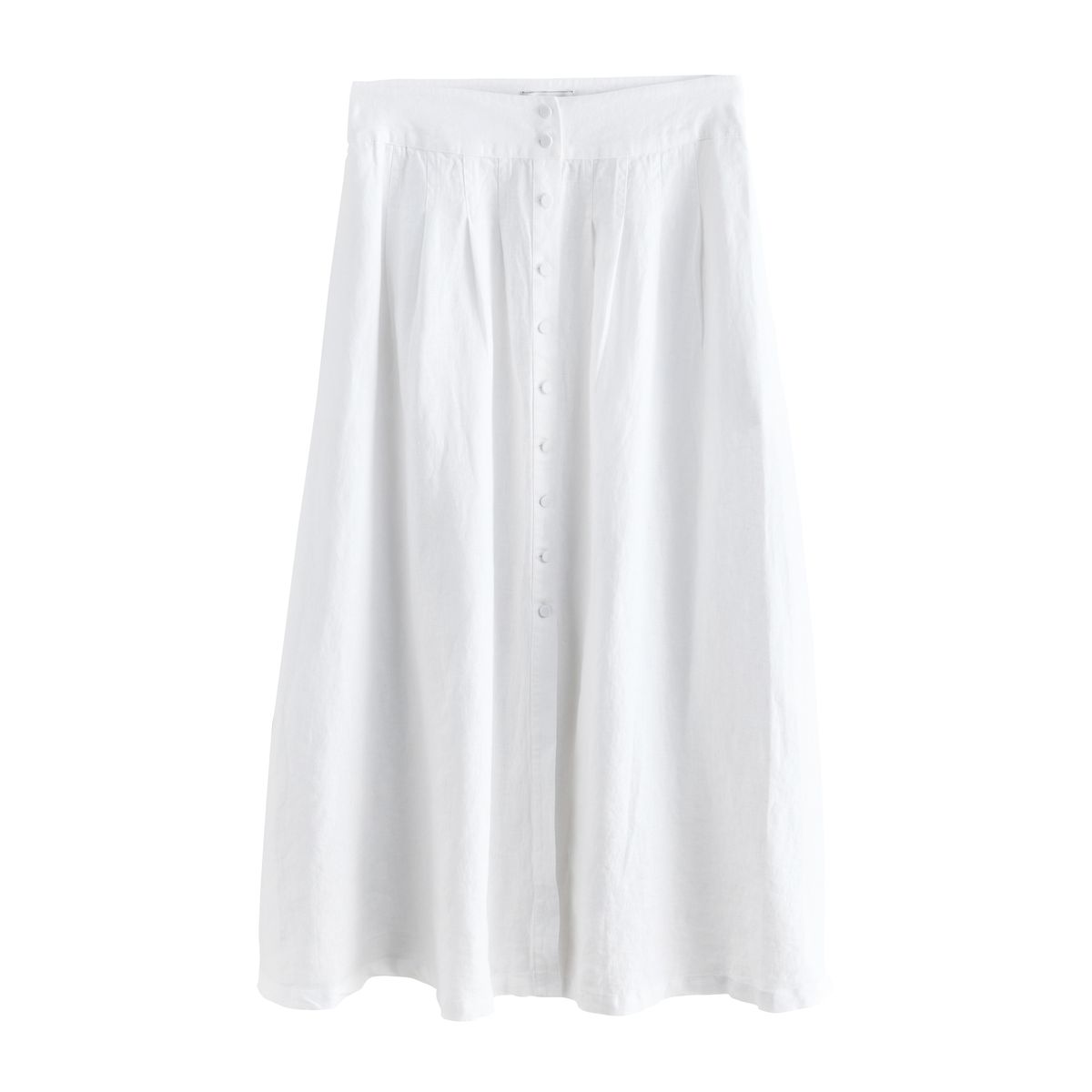 Jupe midi en lin n. premium, NEXT