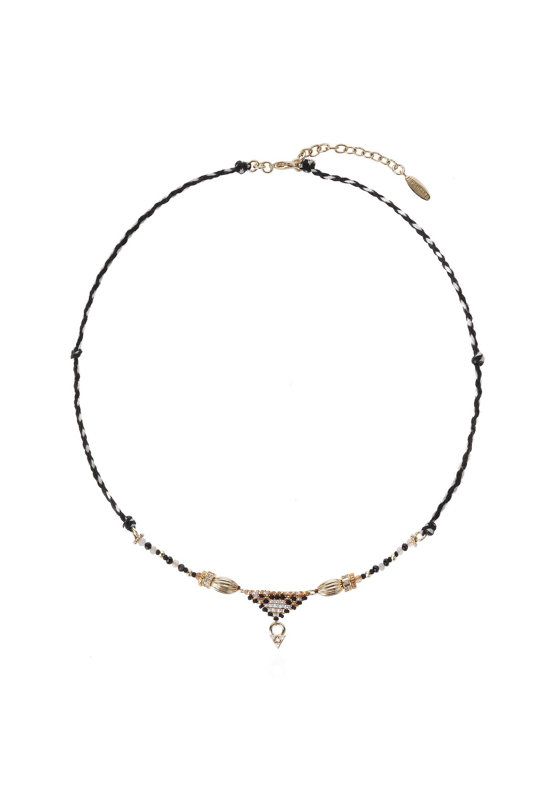 Collier cordon avec perles et pendentif central PARAISO, HIPANEMA