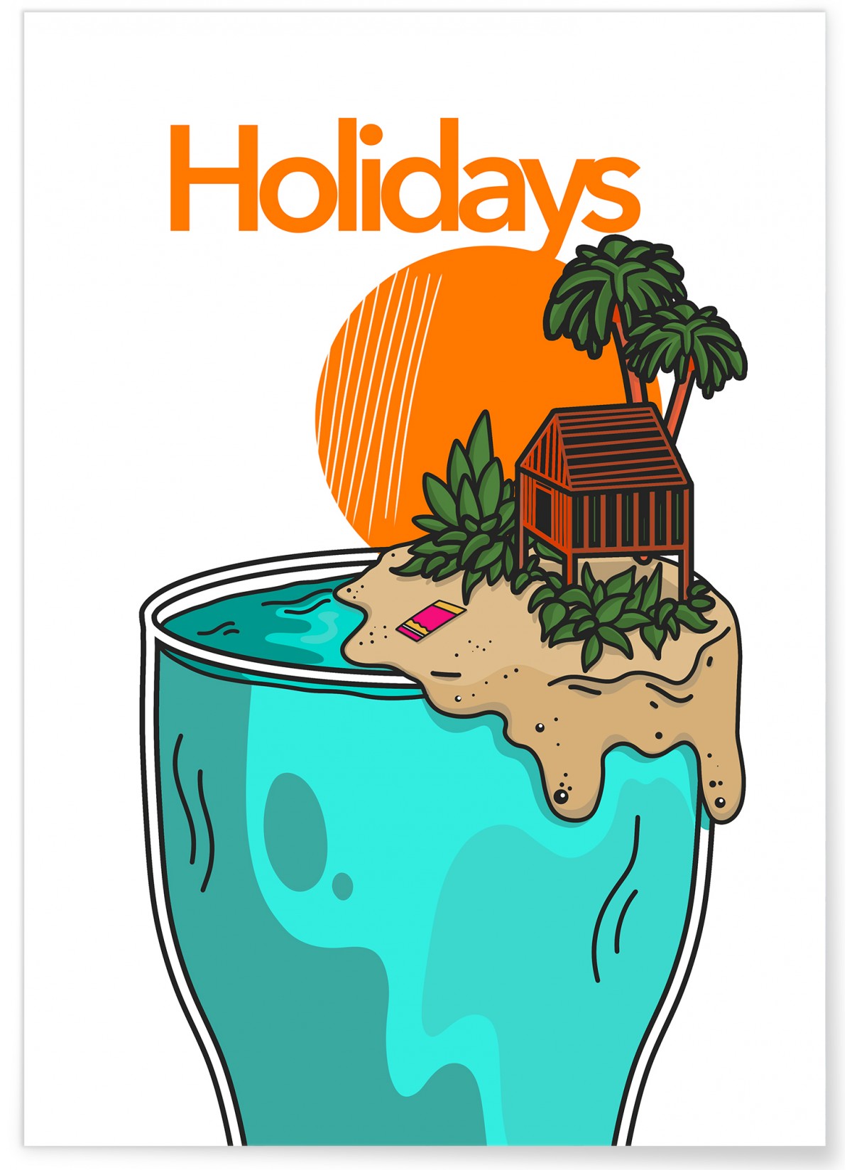 Affiche Holidays, L'AFFICHERIE