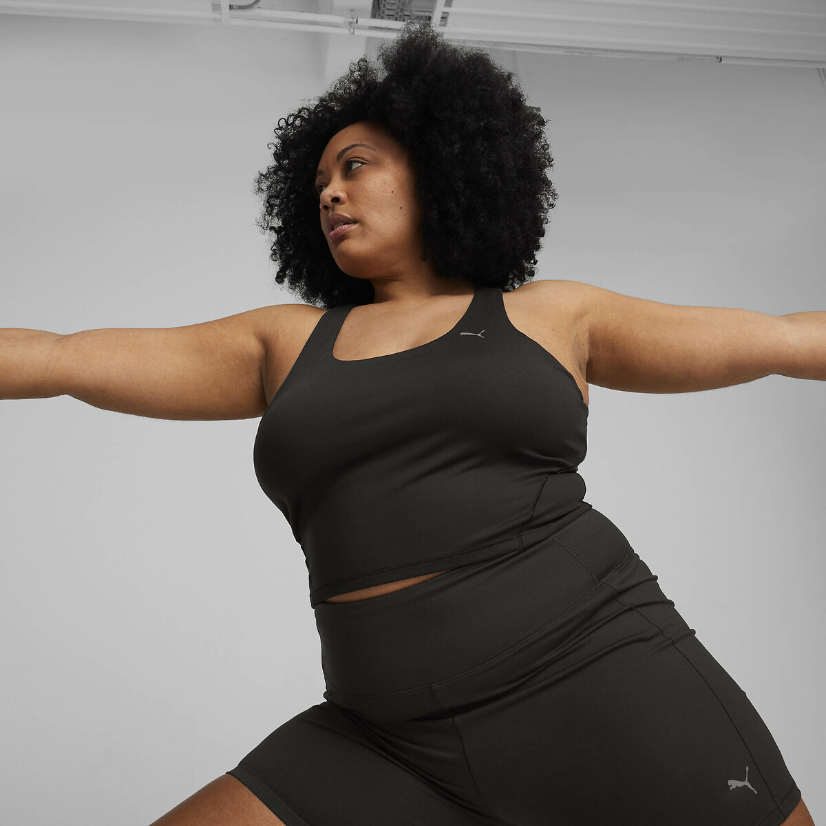 Tanktop voor yoga 2 in 1 Studio Foundation