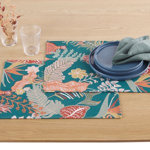 Set of 2 Tropic Printed Anti-stain Placemats LA REDOUTE INTERIEURS image