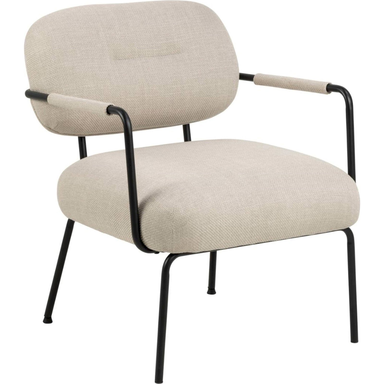 Fauteuil en tissu texturé SUFFRALLS, RECOLLECTION