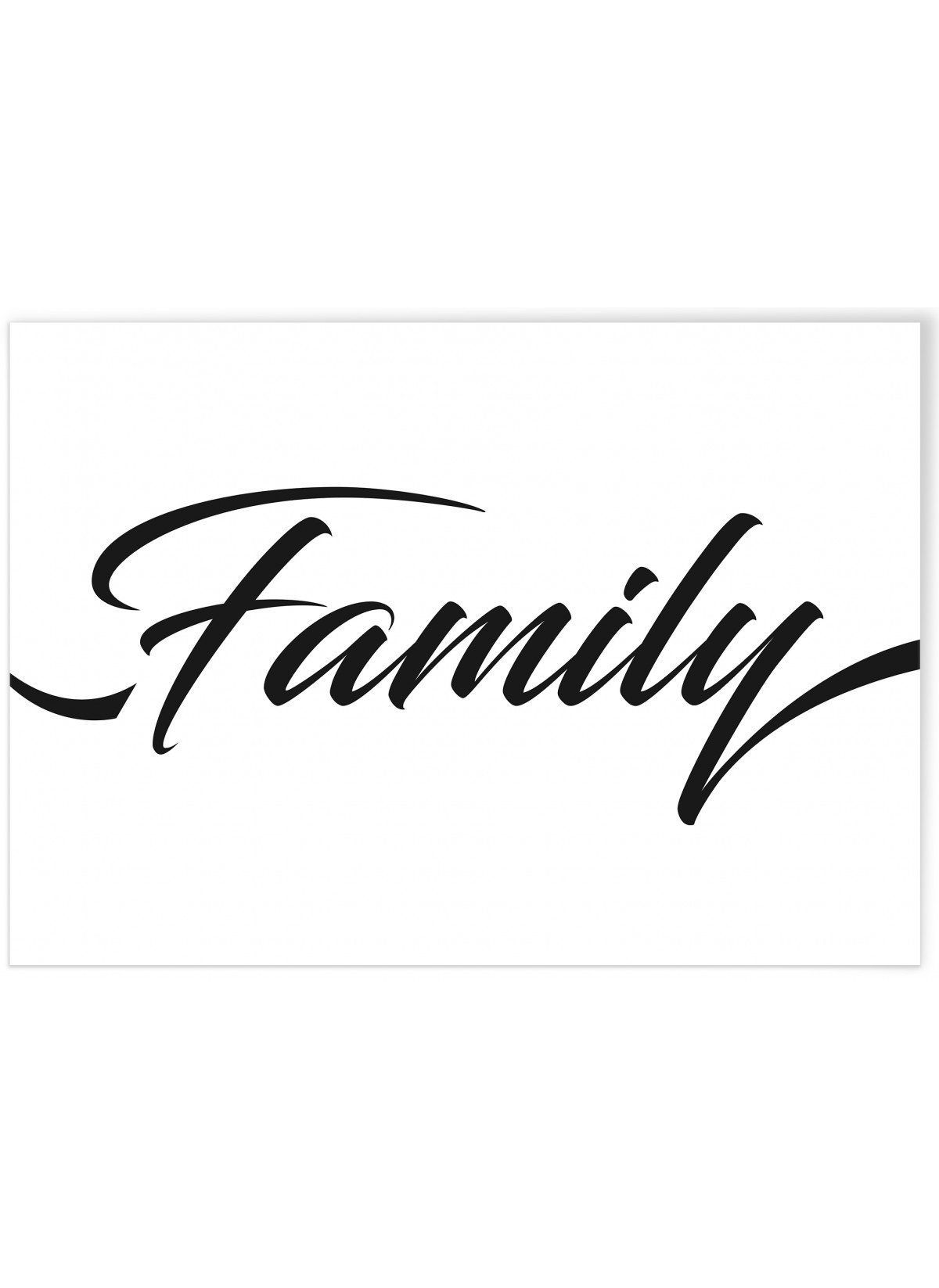 Affiche 'Family', L'AFFICHERIE