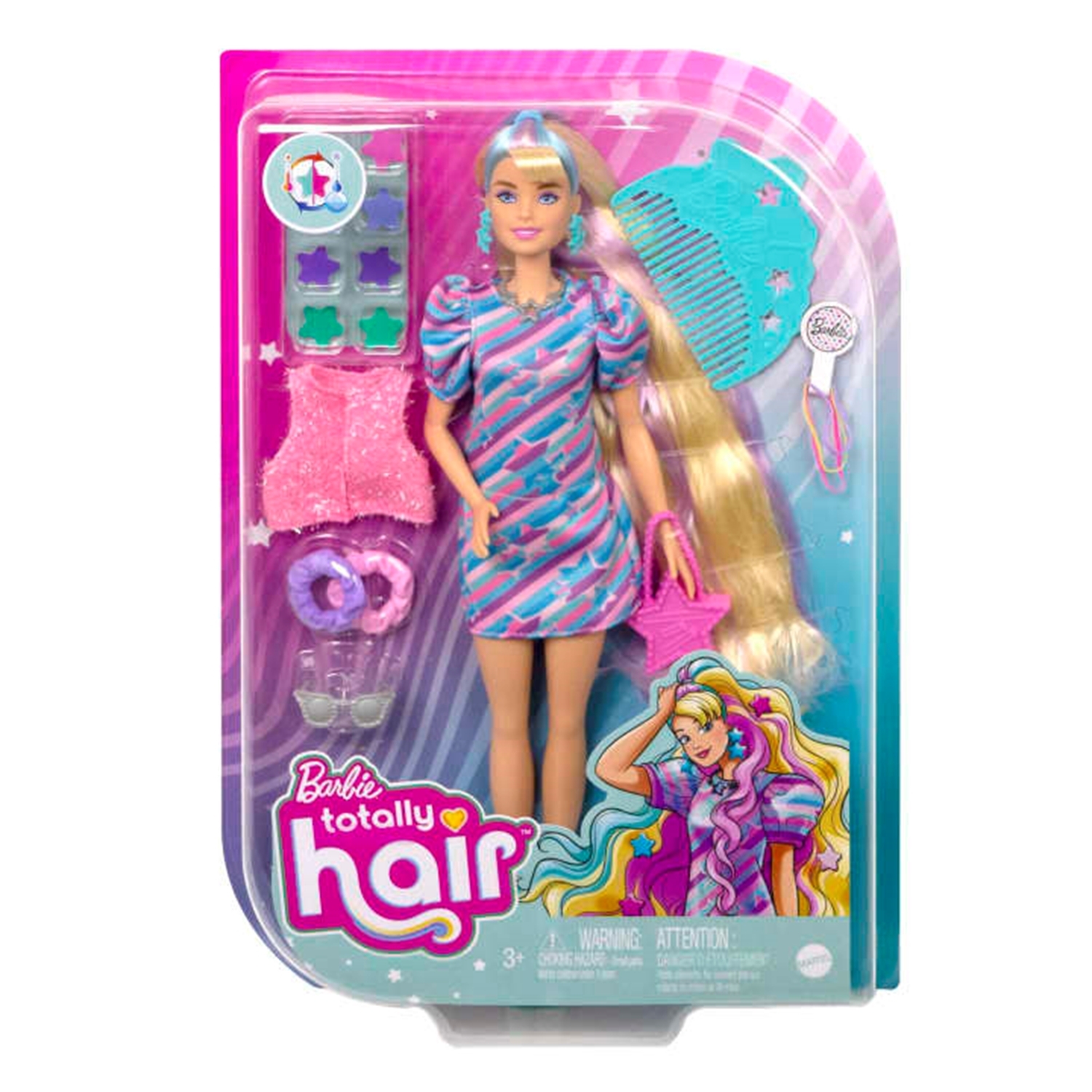 Barbie Ultra Chevelure Blonde - Barbie, MATTEL