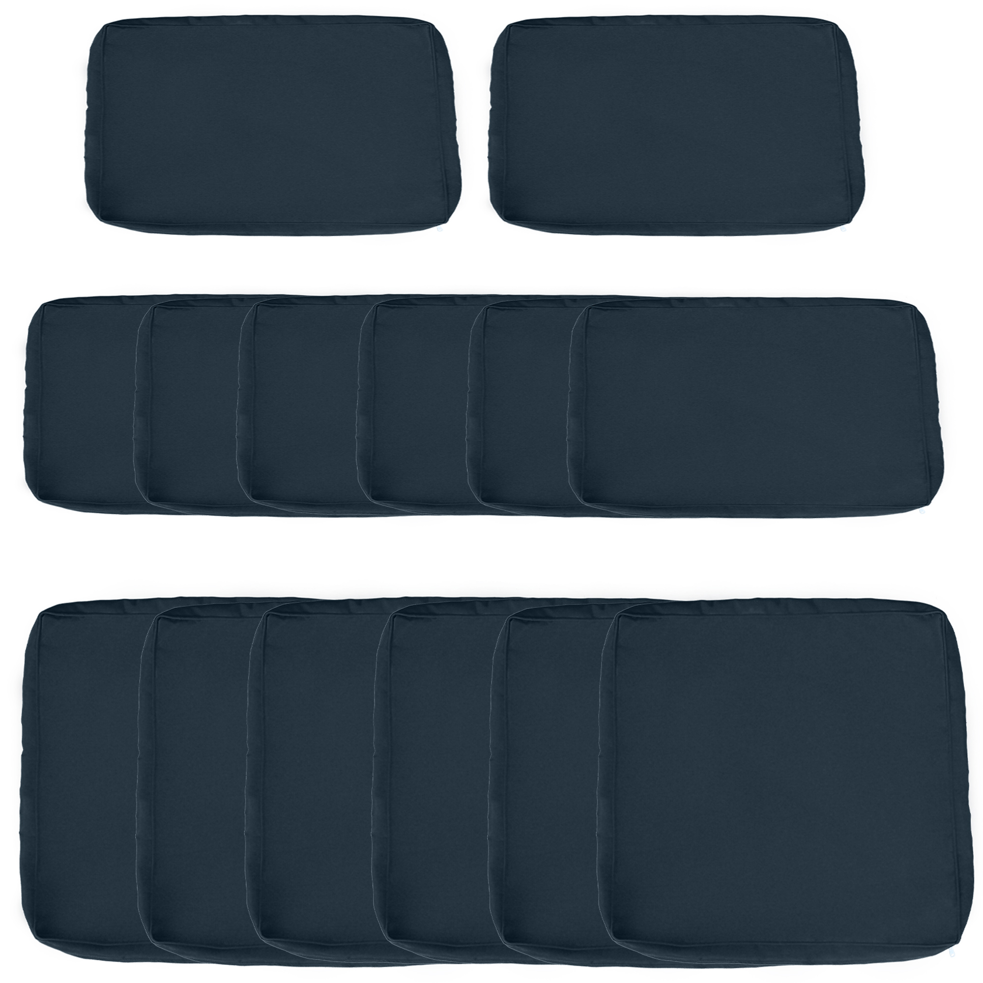 Housses pour coussins de siège d'extérieur, OUTSUNNY