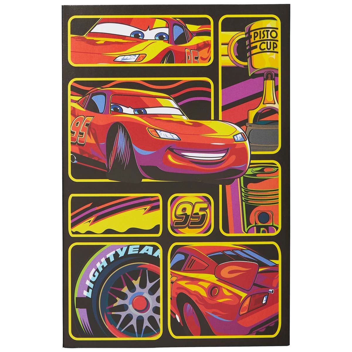 Carte Anniversaire Cars Flash Mcqueen Multicolore Draeger Paris La Redoute