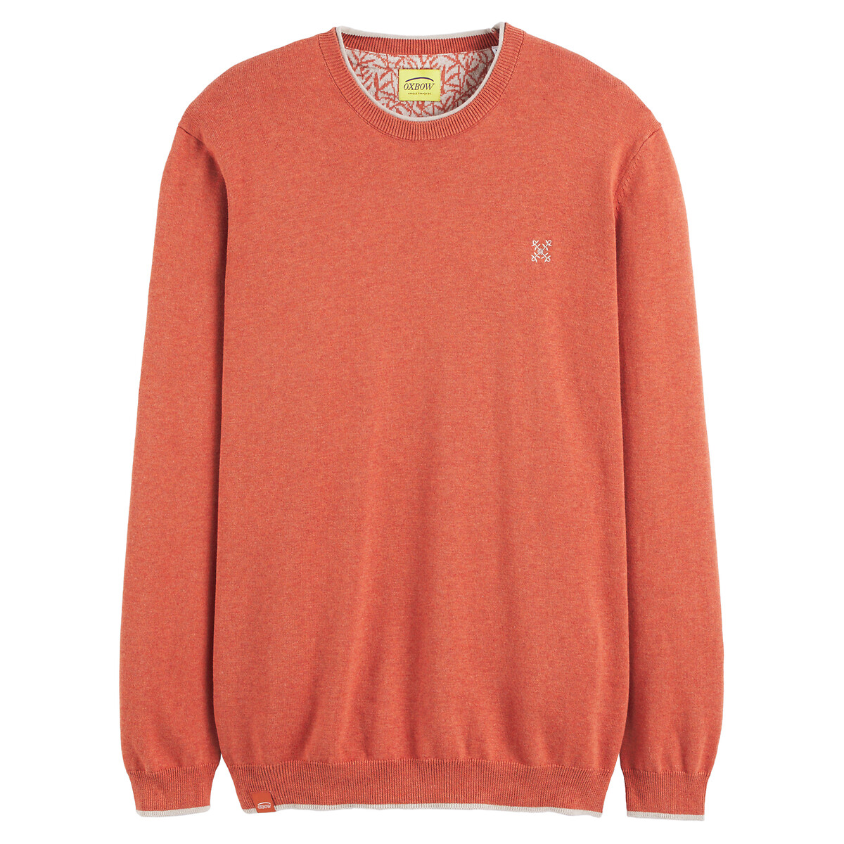 Image of Essential Cotton Jumper with Crew Neck