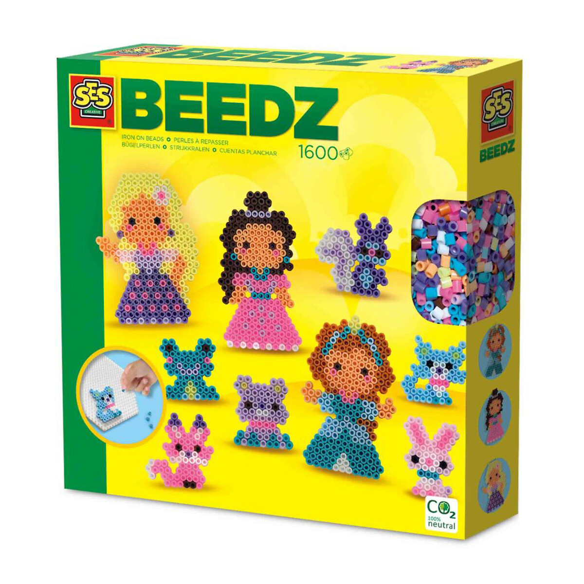 Brinquedo "Missangas - Princesas e animais amigos", SES, SES