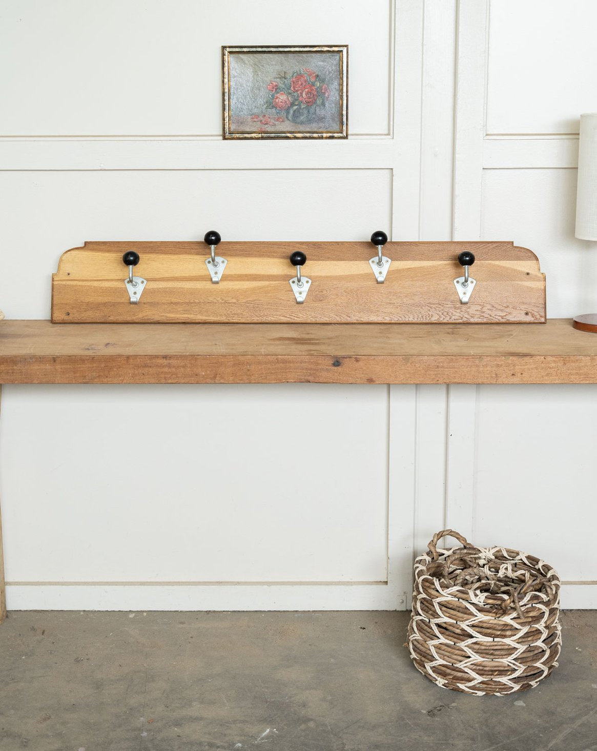 Grand porte-manteau en bois Max N°482 - Bon état, DEBONGOUT