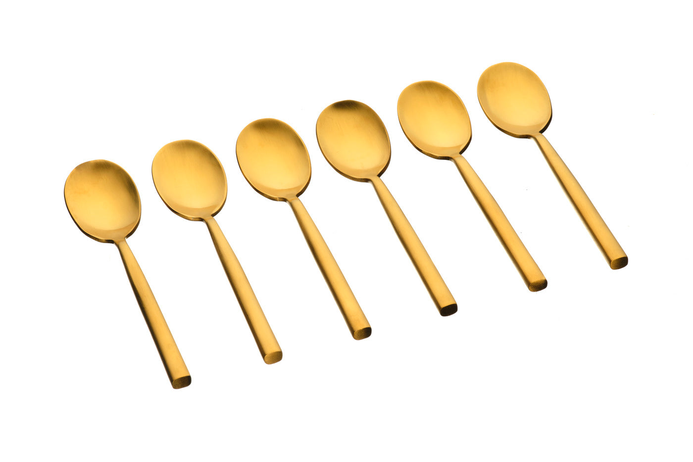 Lot de 6 petites cuillères en inox, NUDE, BJORN