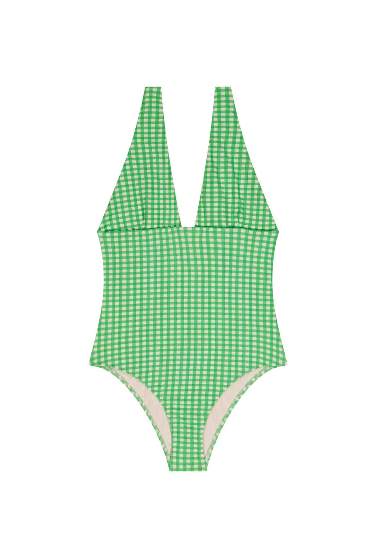 Maillot de bain décolleté 1 pièce imprimé, WE ARE JOLIES
