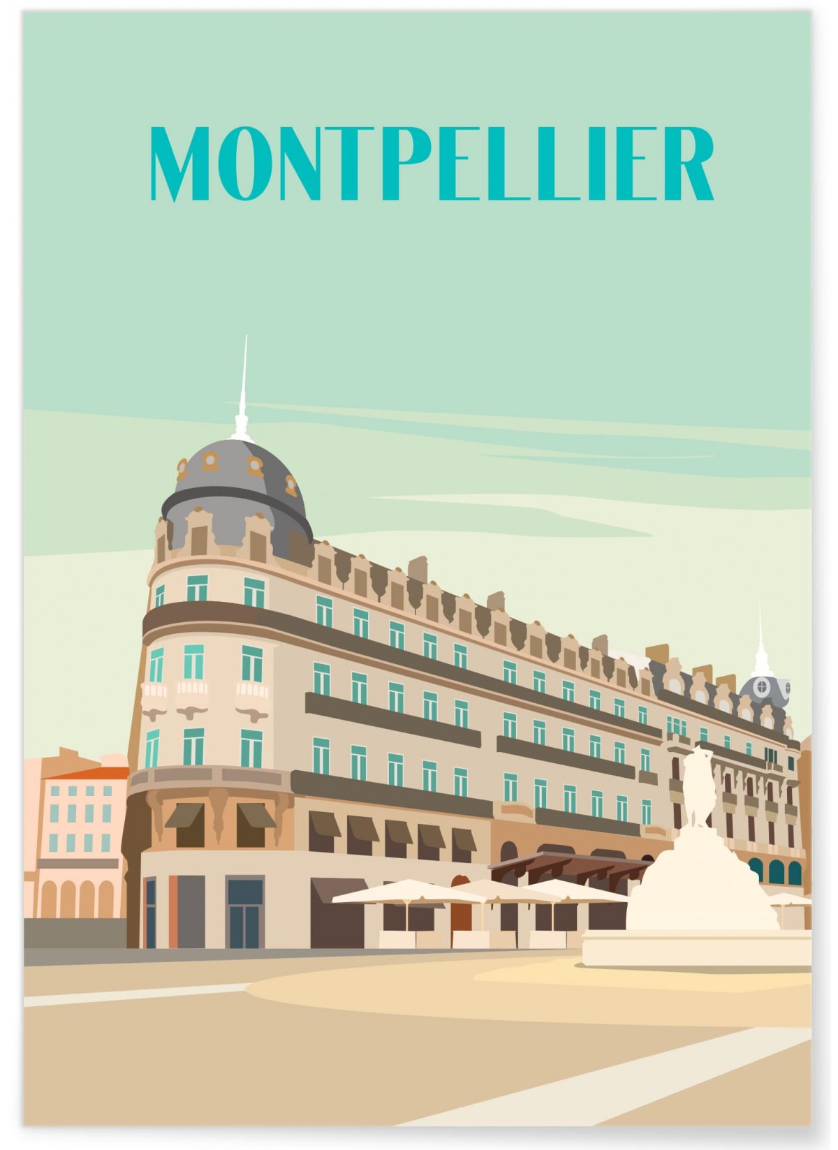 Affiche ville Montpellier 2, L'AFFICHERIE