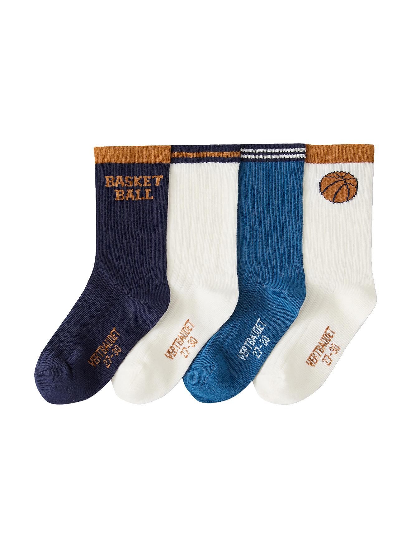 Lot de 4 chaussettes, VERTBAUDET