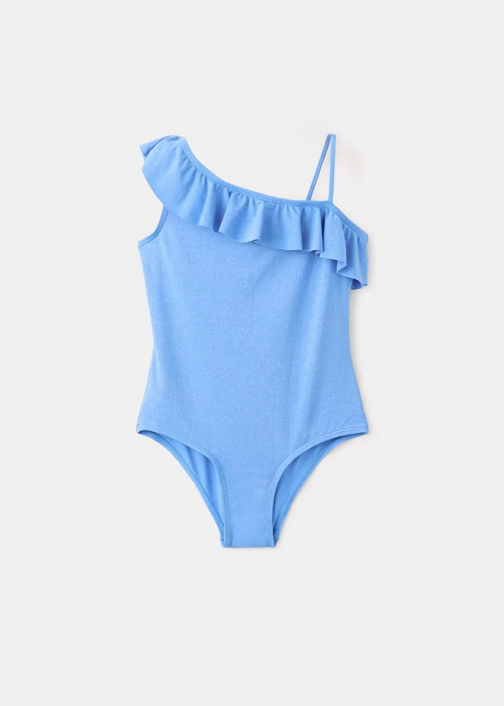 Maillot de bain asymétrique volant, MANGO KIDS