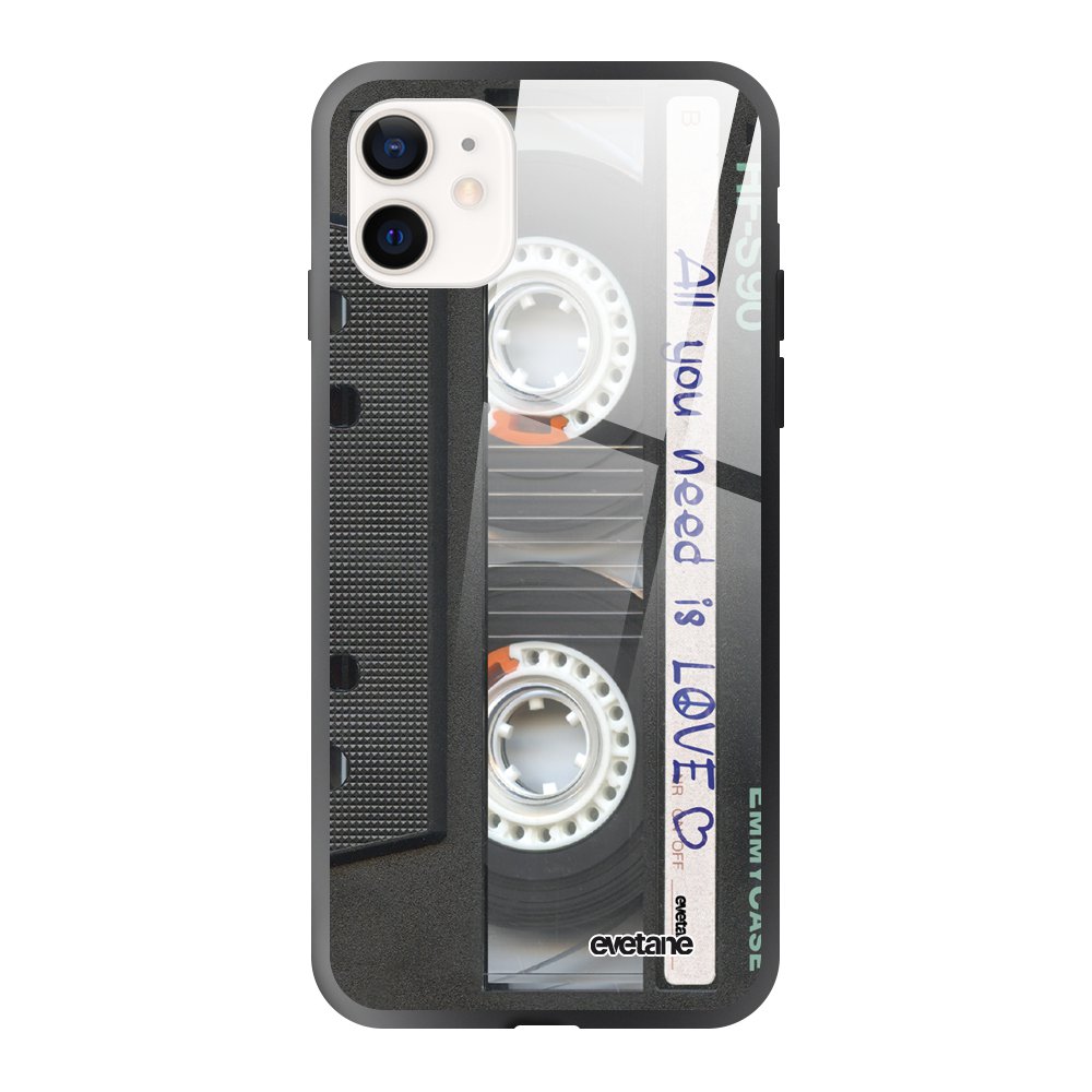 Coque soft touch glossy iPhone 12 Mini, EVETANE