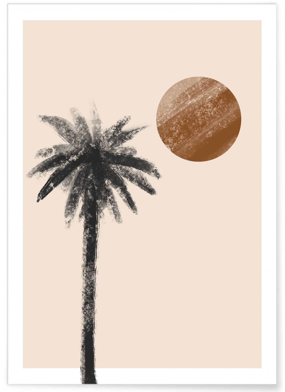 Affiche Abstract Palmier 1, L'AFFICHERIE