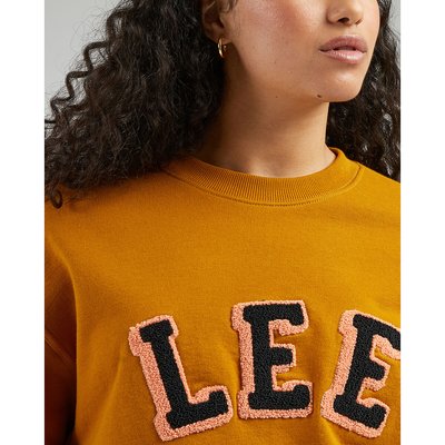 Sweater met ronde hals, logo vooraan LEE