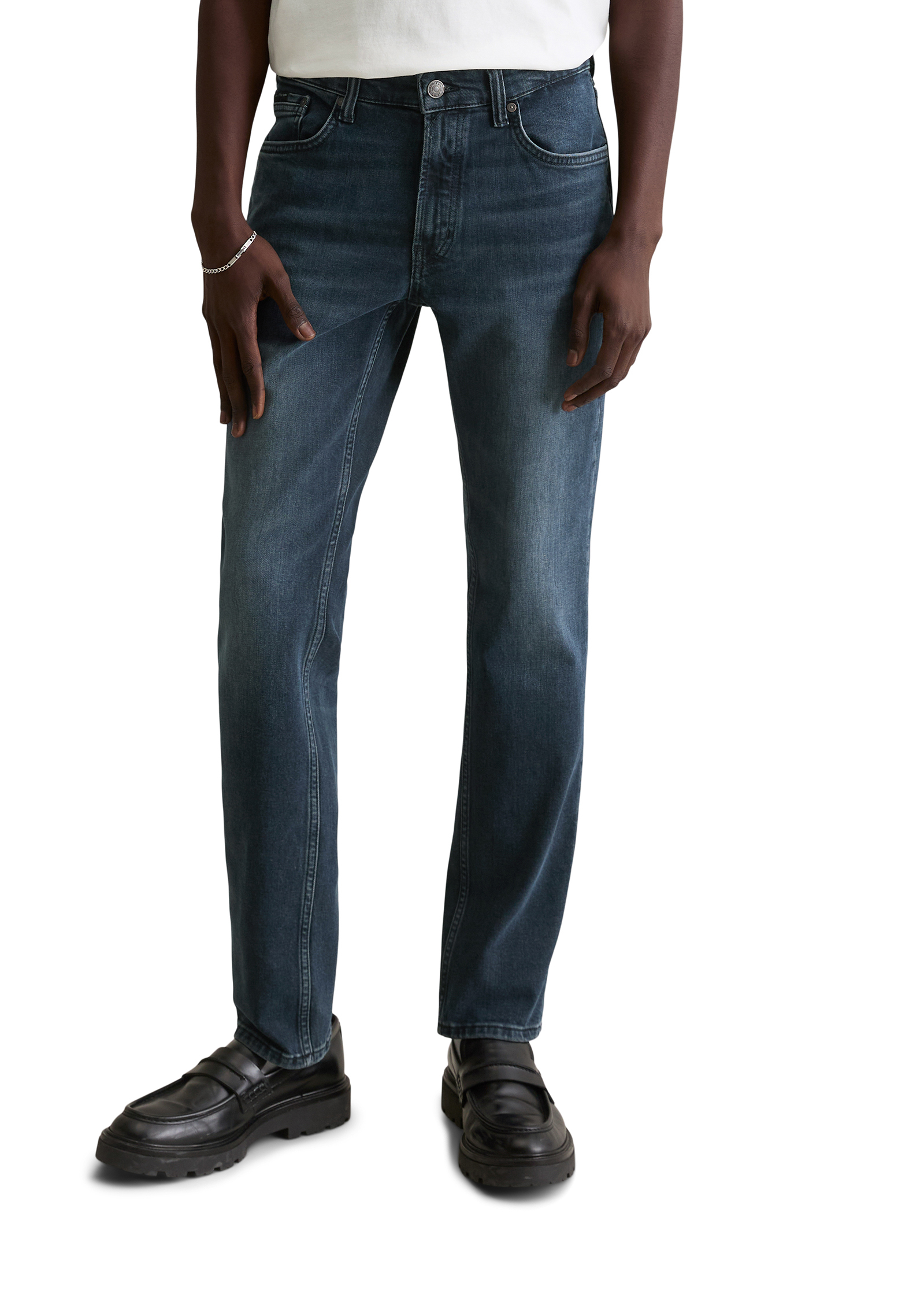Jeans modèle Vidar slim en mélange de coton bio de haute qualité, MARC O’POLO DENIM