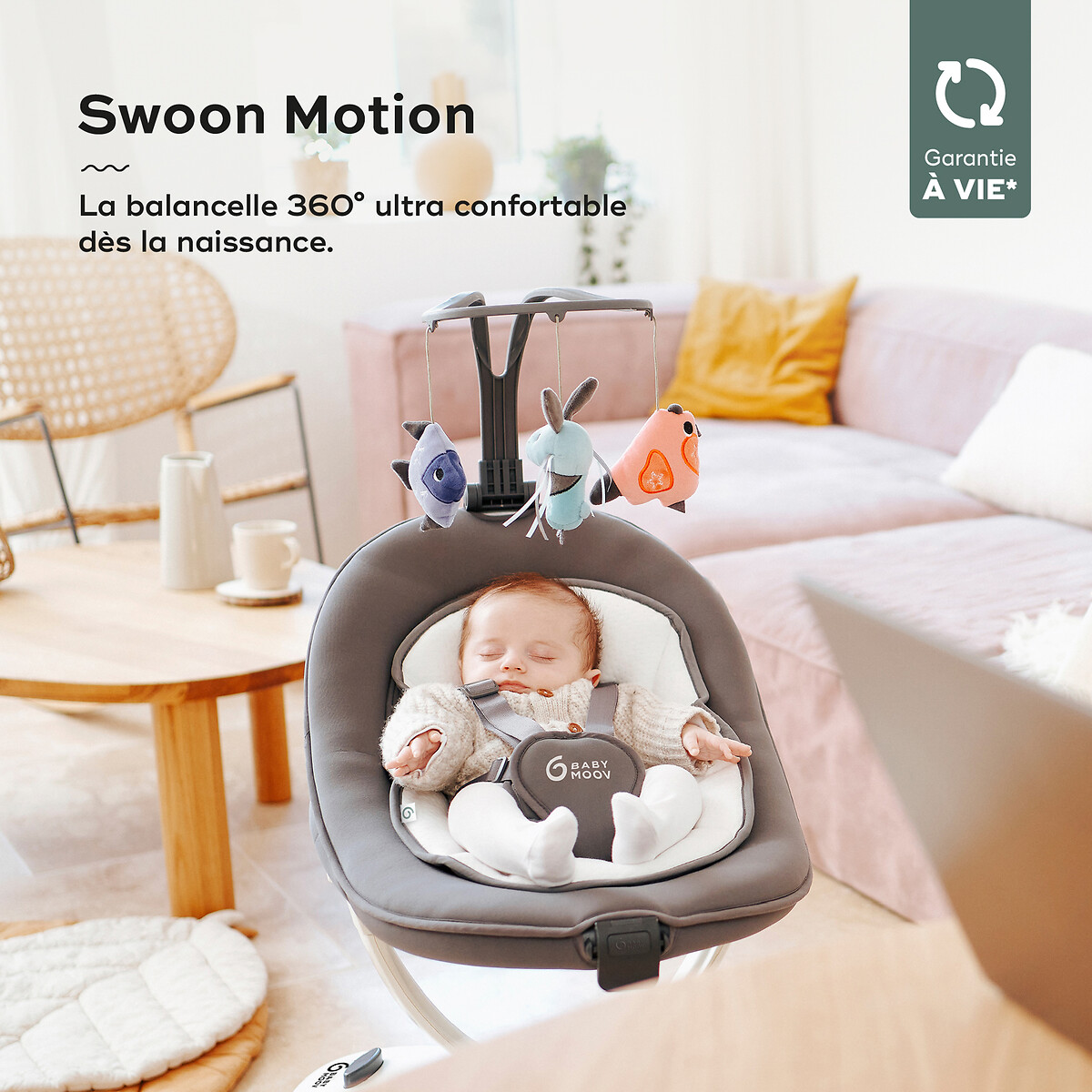 Balancelle swoon motion ultra confort 360° Babymoov | La Redoute