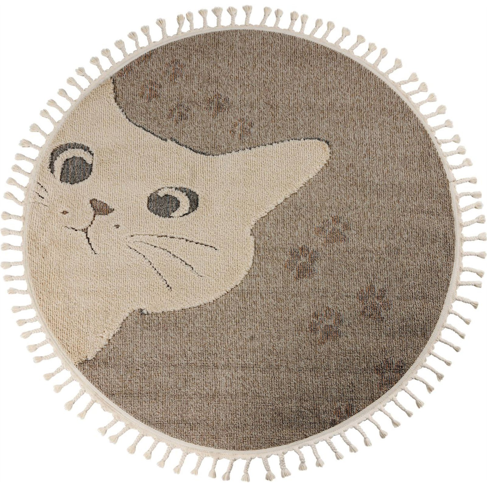 Tapis rond motif chat, Effet 3d, ARTE ESPINA