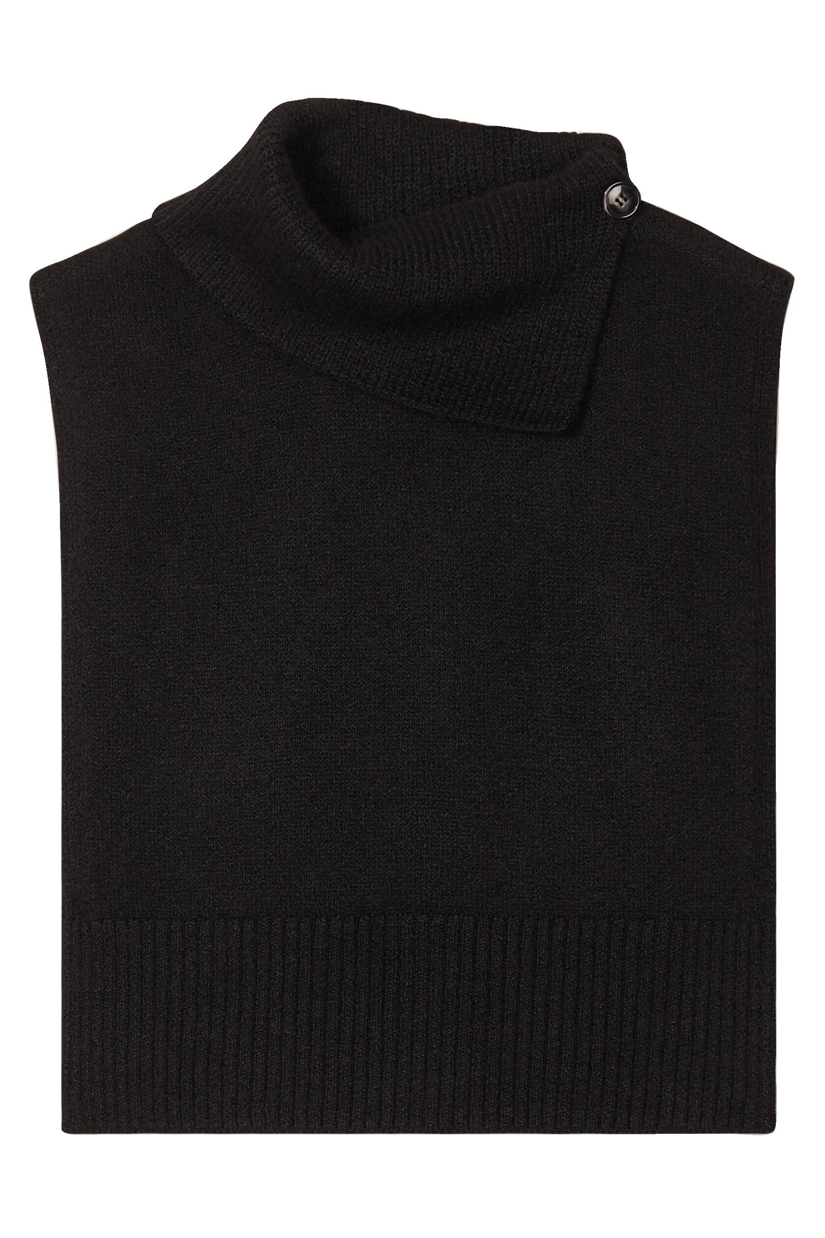 Plastron tricoté col boutonné, BREAL