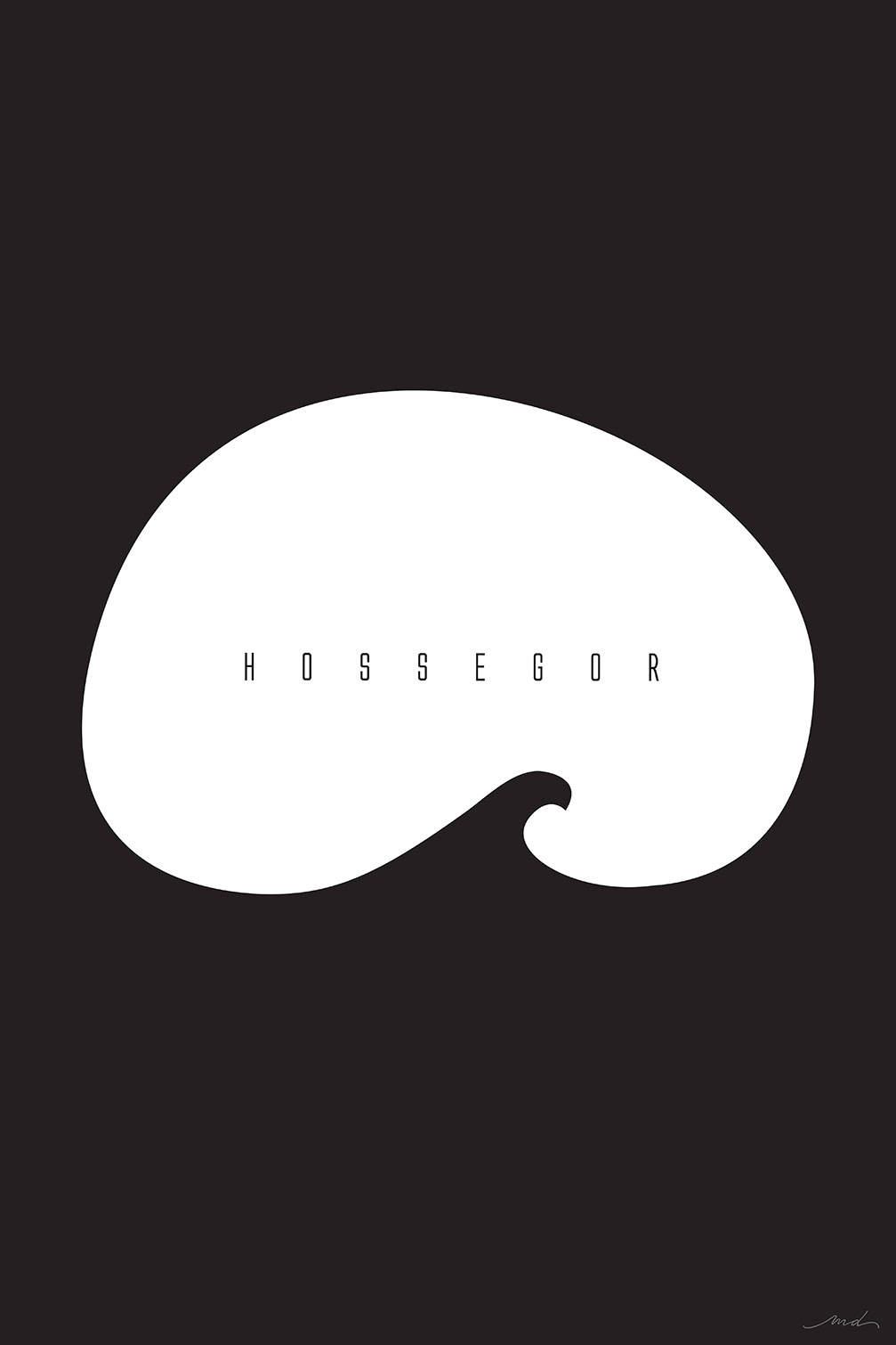 Tableau minimal hossegor, HEXOA