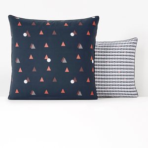 Digna Geometric 100% Cotton 180 Thread Count Pillowcase LA REDOUTE INTERIEURS image