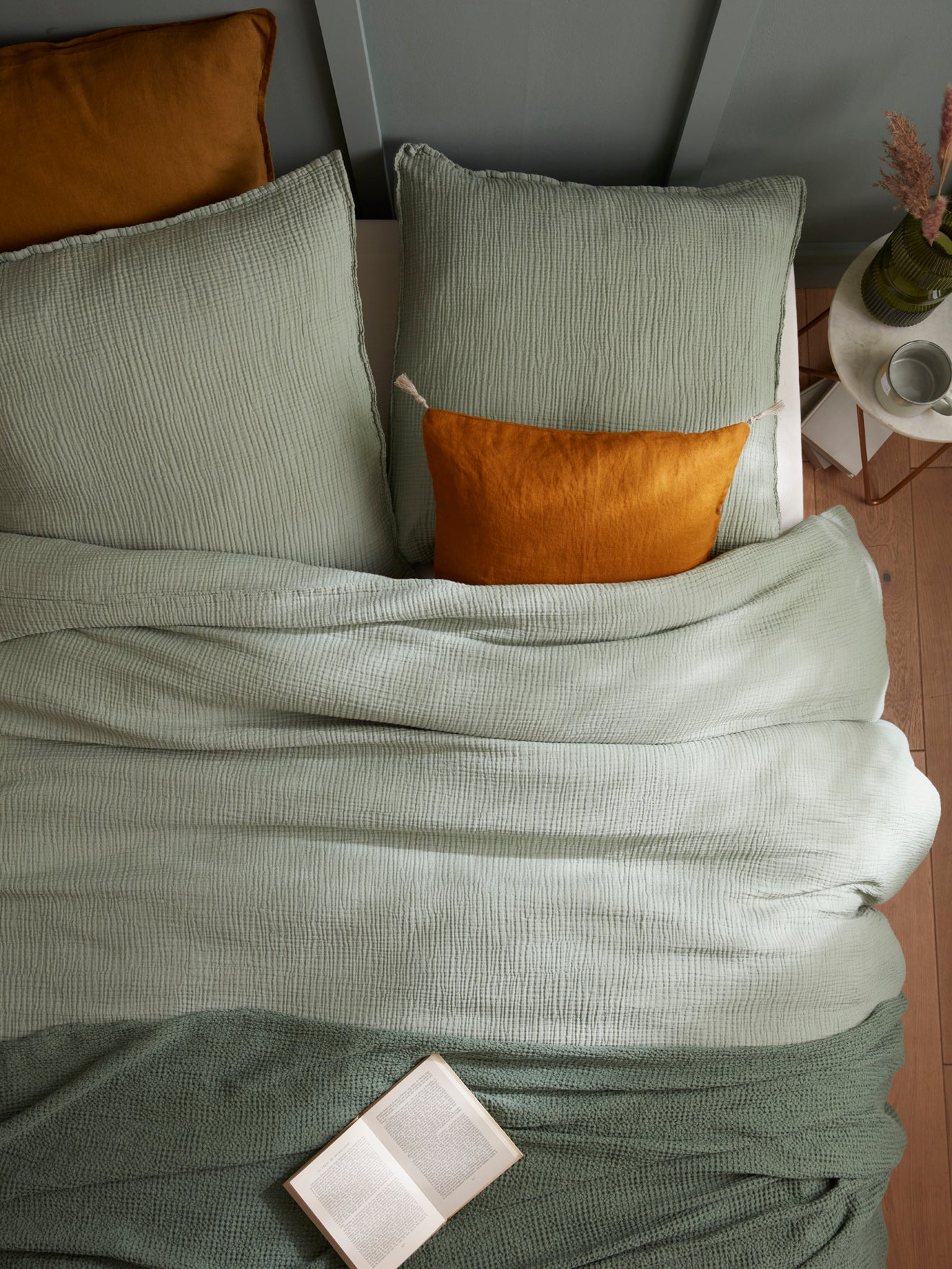 Housse de couette gaze de coton "GAUFREE", CYRILLUS
