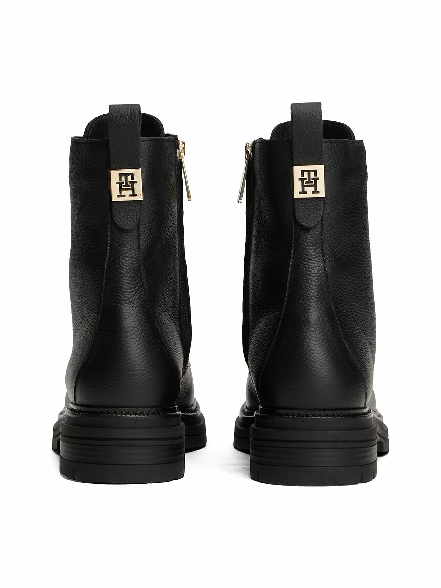 Tommy Hilfiger Botines de piel con cordones — foto 5