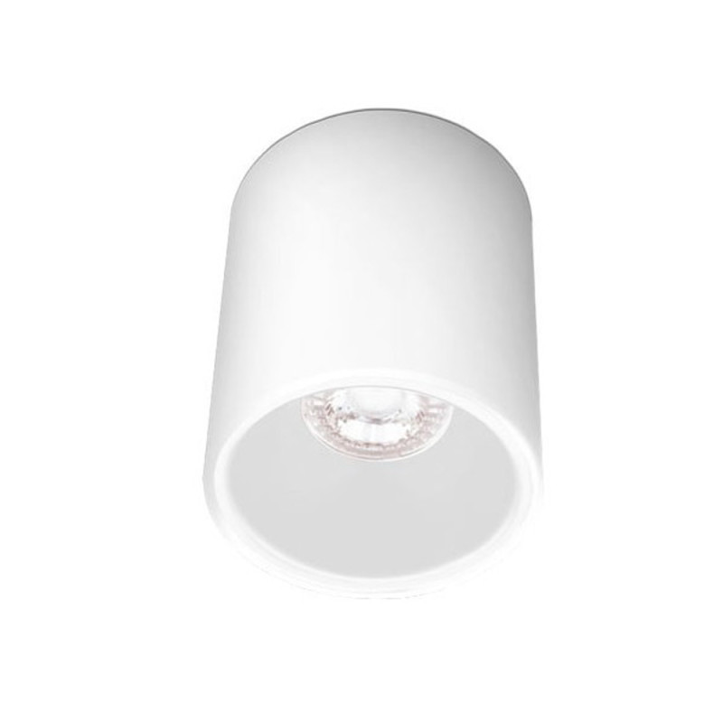 Spot Essentiel Cylindre Blanc Intérieur Blanc, MILLUMINE