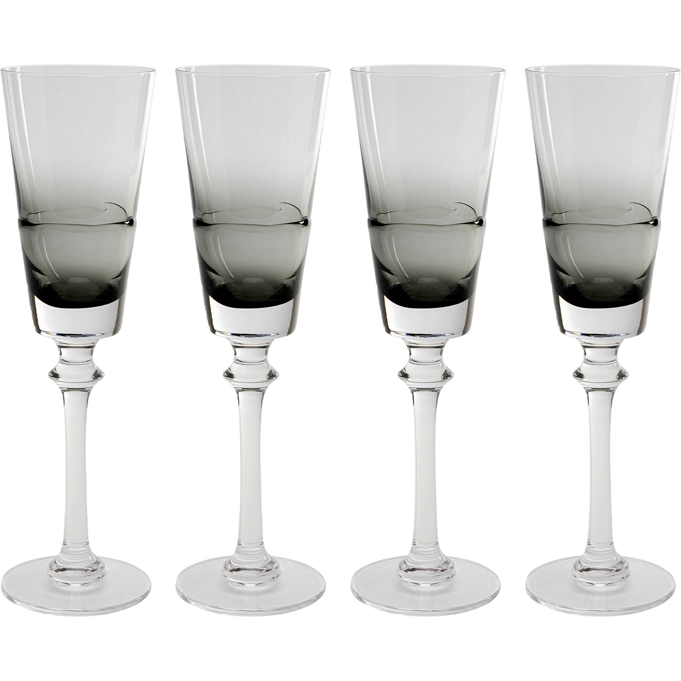Lot de 4 flûtes à champagne, MIMI, KARE DESIGN