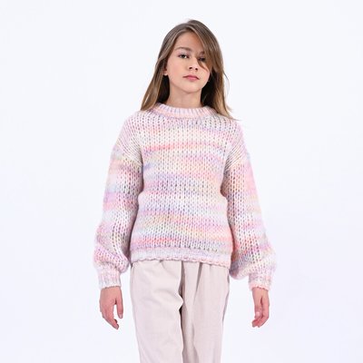 Chunky Knit Jumper with Crew Neck MOLLY BRACKEN GIRL