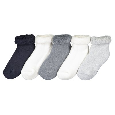 Lote 5 pares de calcetines de tejido rizado LA REDOUTE COLLECTIONS