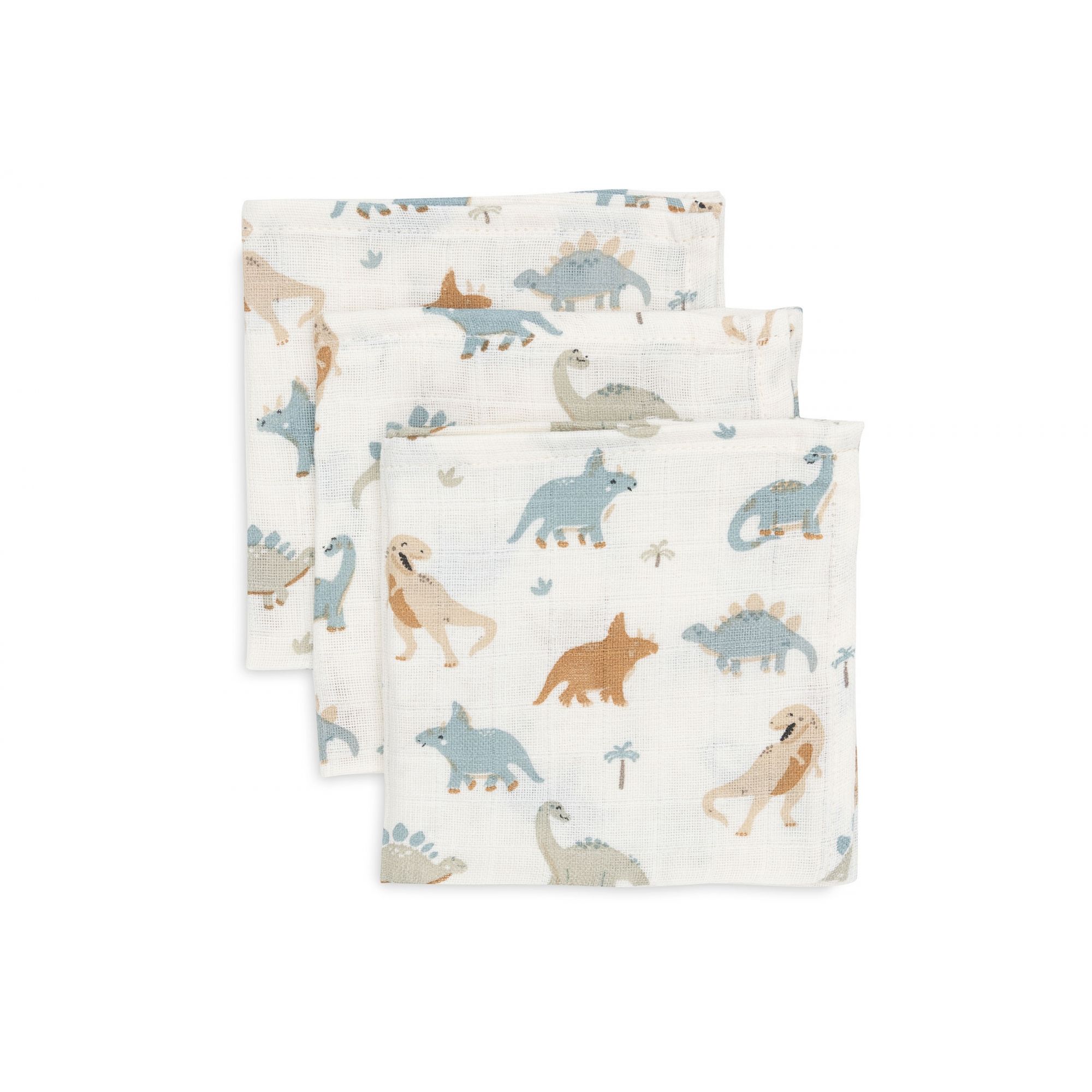 Lot de 3 langes en coton 31 x 31 cm Roarsome, JOLLEIN
