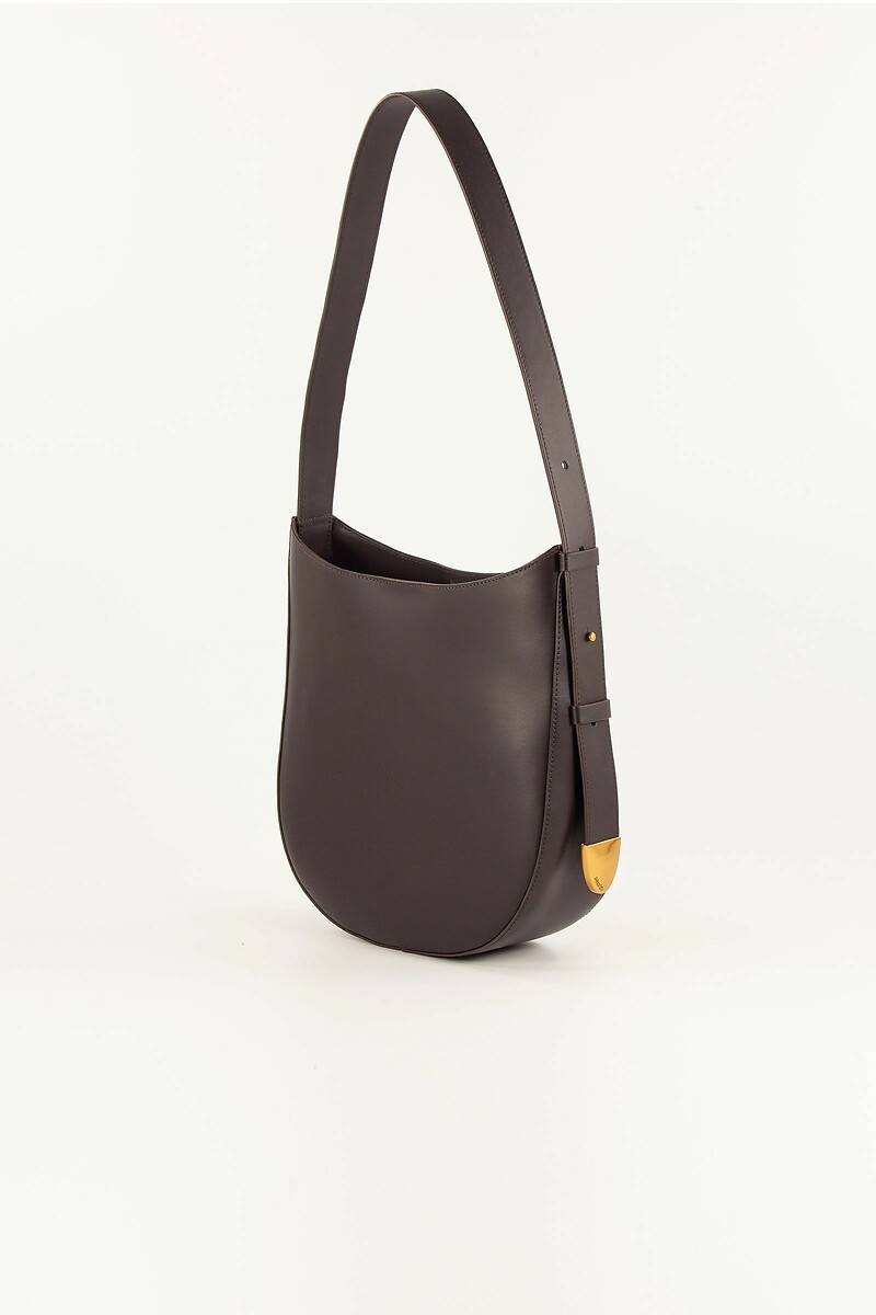 Grande Amo Leather Hobo Bag, SESSUN